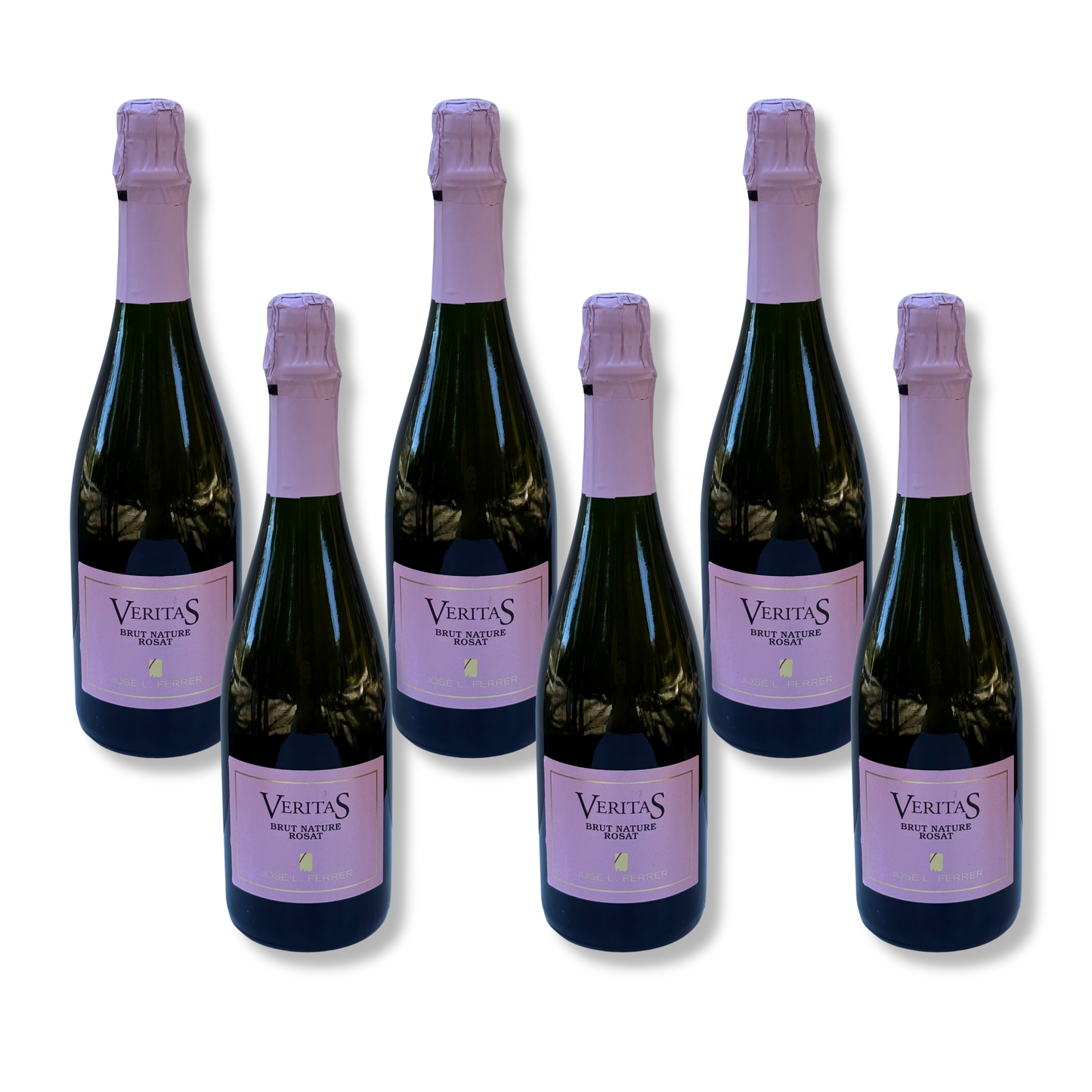 José L. Ferrer Veritas Brut Nature Rosat - 6er Pack