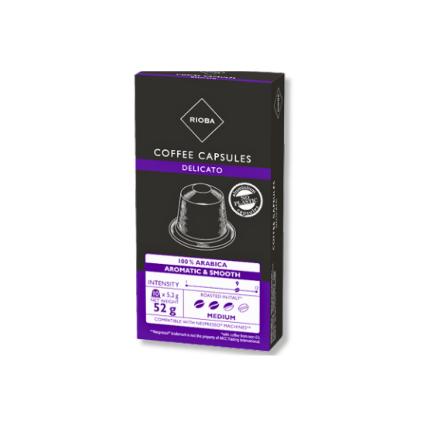 Rioba Coffee Capsules Delicato (10 Kapseln)